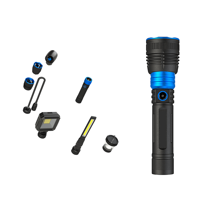 Multi-functional 7-in-1 Flashlight