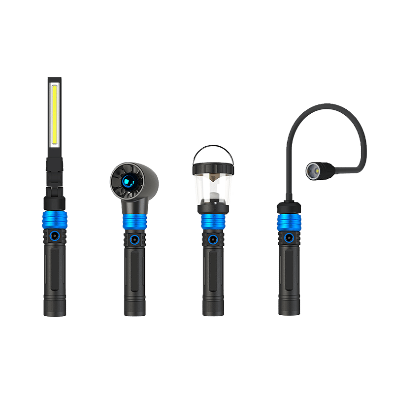 Multi-functional 7-in-1 Flashlight